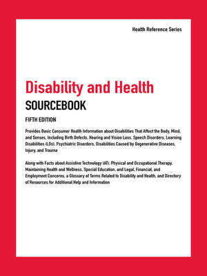 cover image of Disability and Health Sourcebook